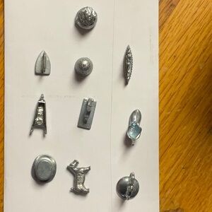 Vintage Set Of Pieces for Monopoly 1988